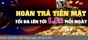 Khuyến mãi hoàn cược mỗi ngày khi thua